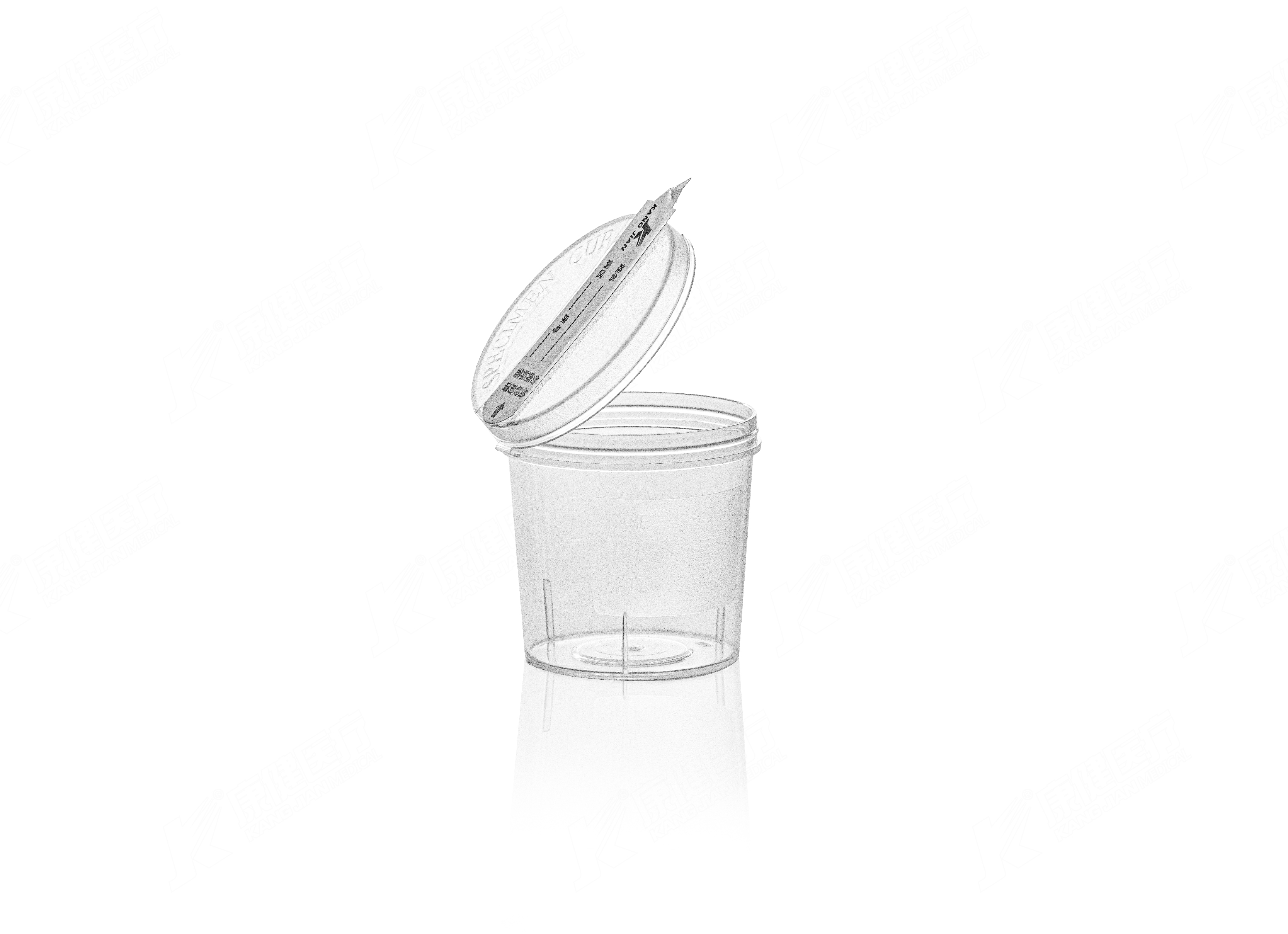 尿液标本杯 40ml 杯盖连体