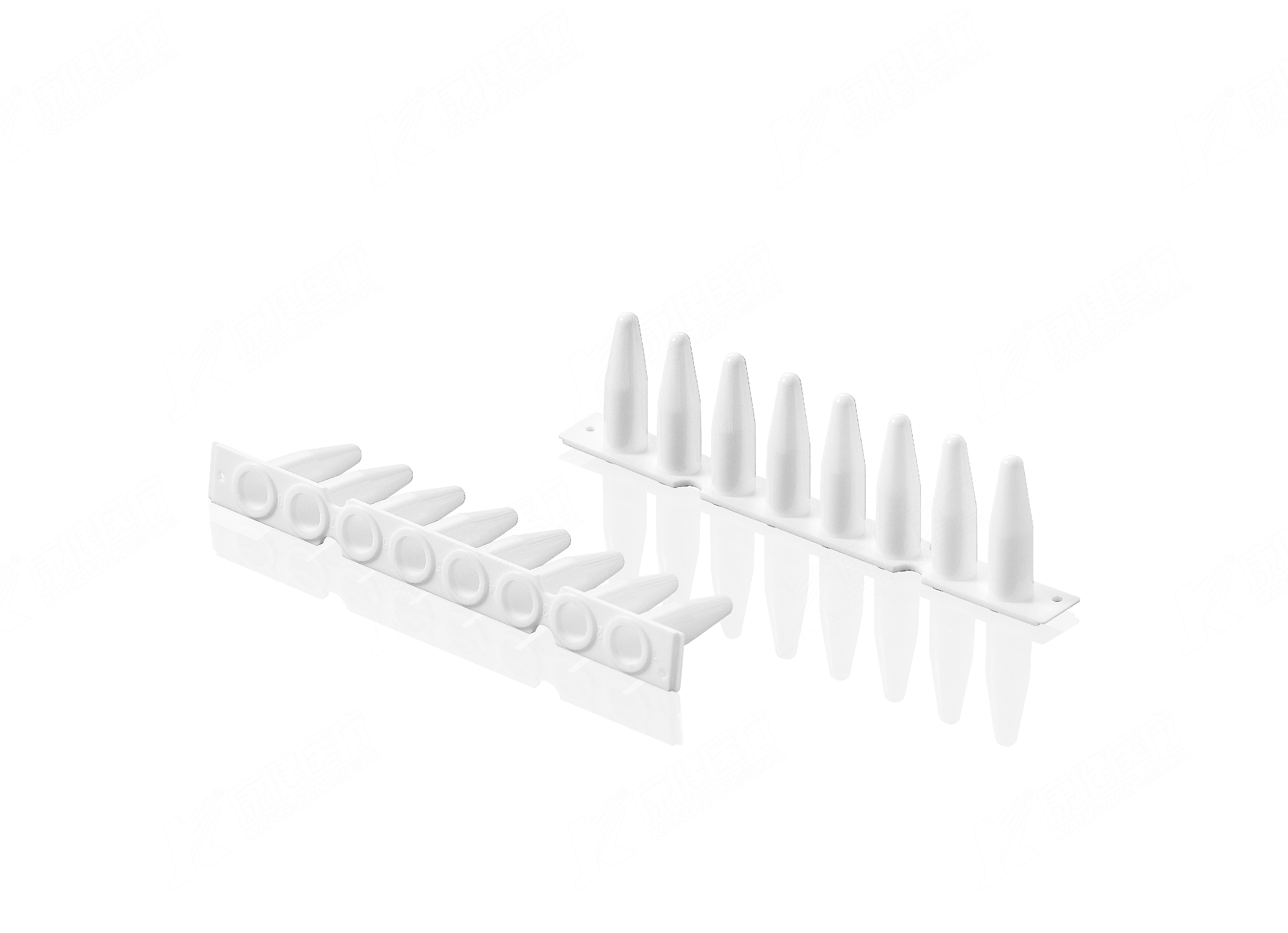 PCR-8联不可拆反应管 0.2ml 白色