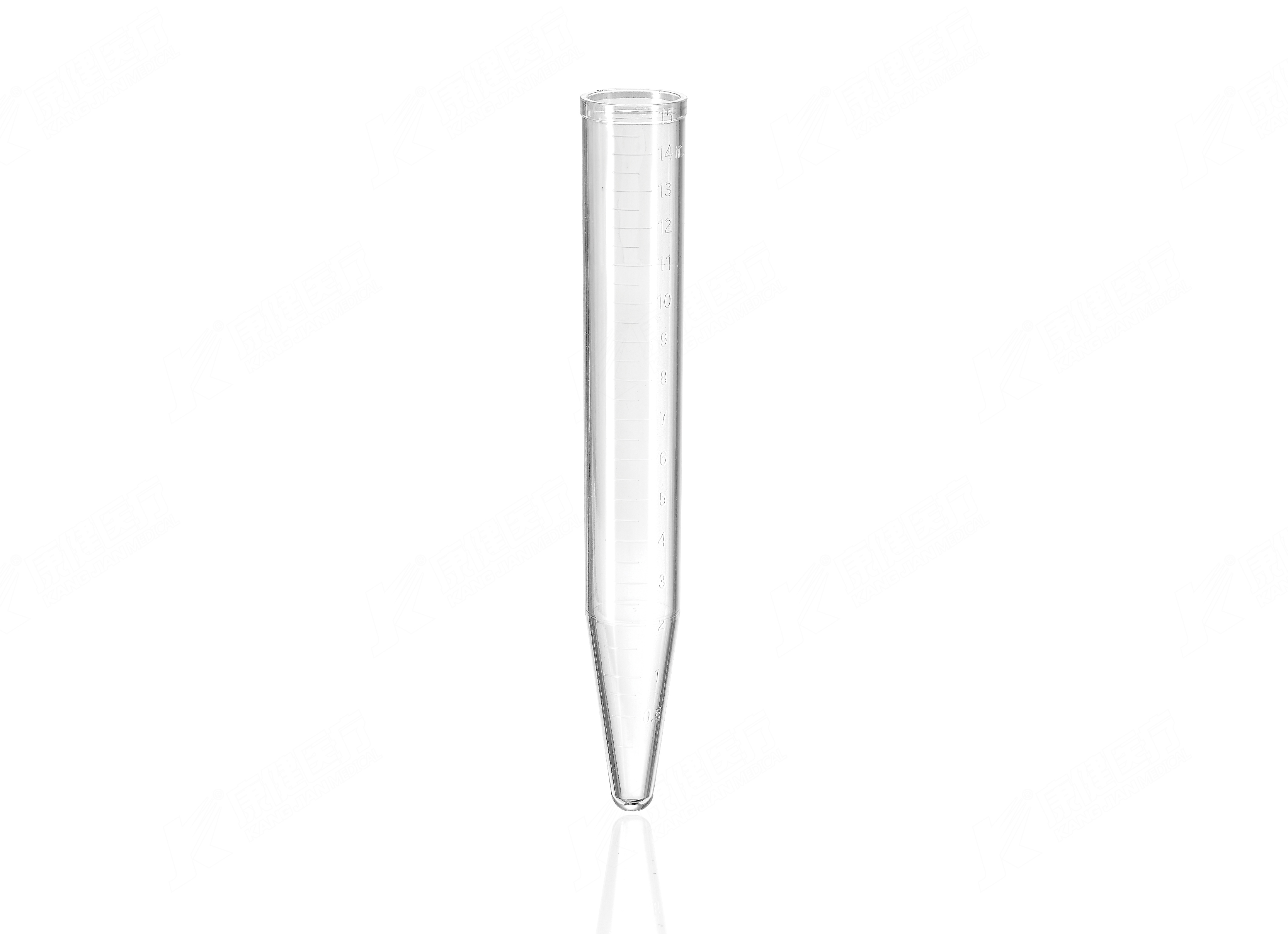 PS试管 15ml 尖底 注塑刻度