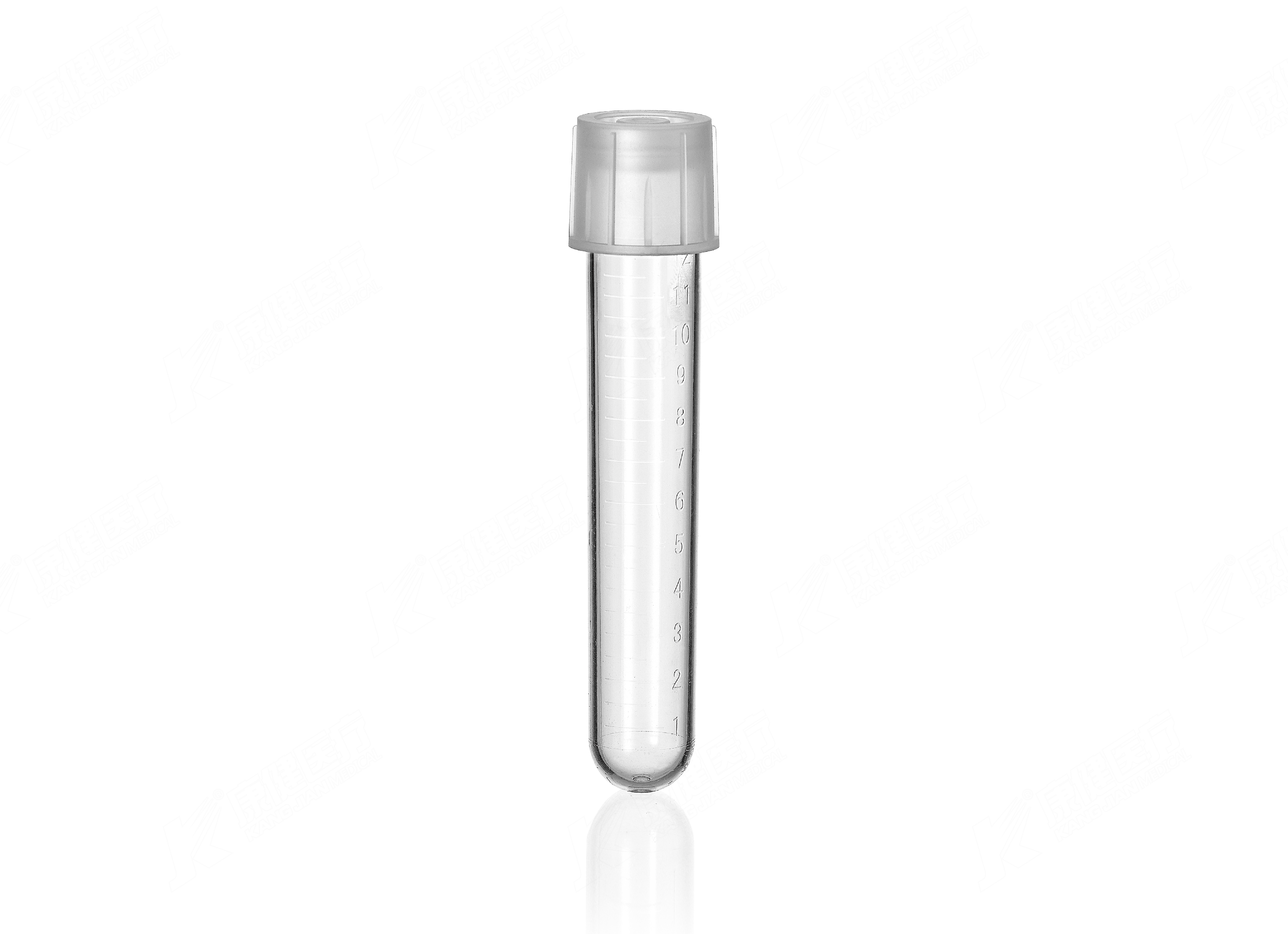 培养管 12ml 揿压式双凸位盖