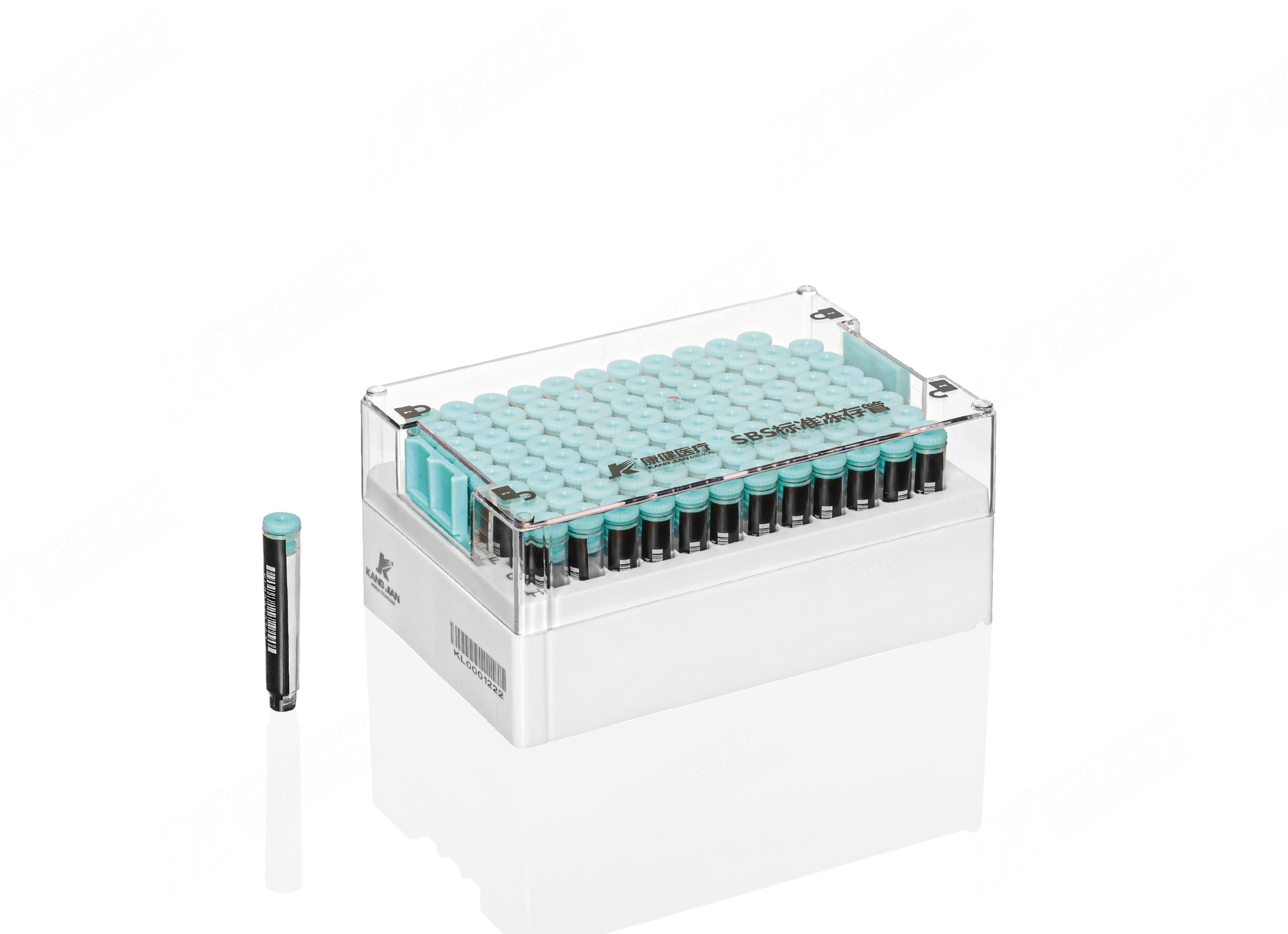 96格 SBS内旋式冻存管1.0mL(平盖款)